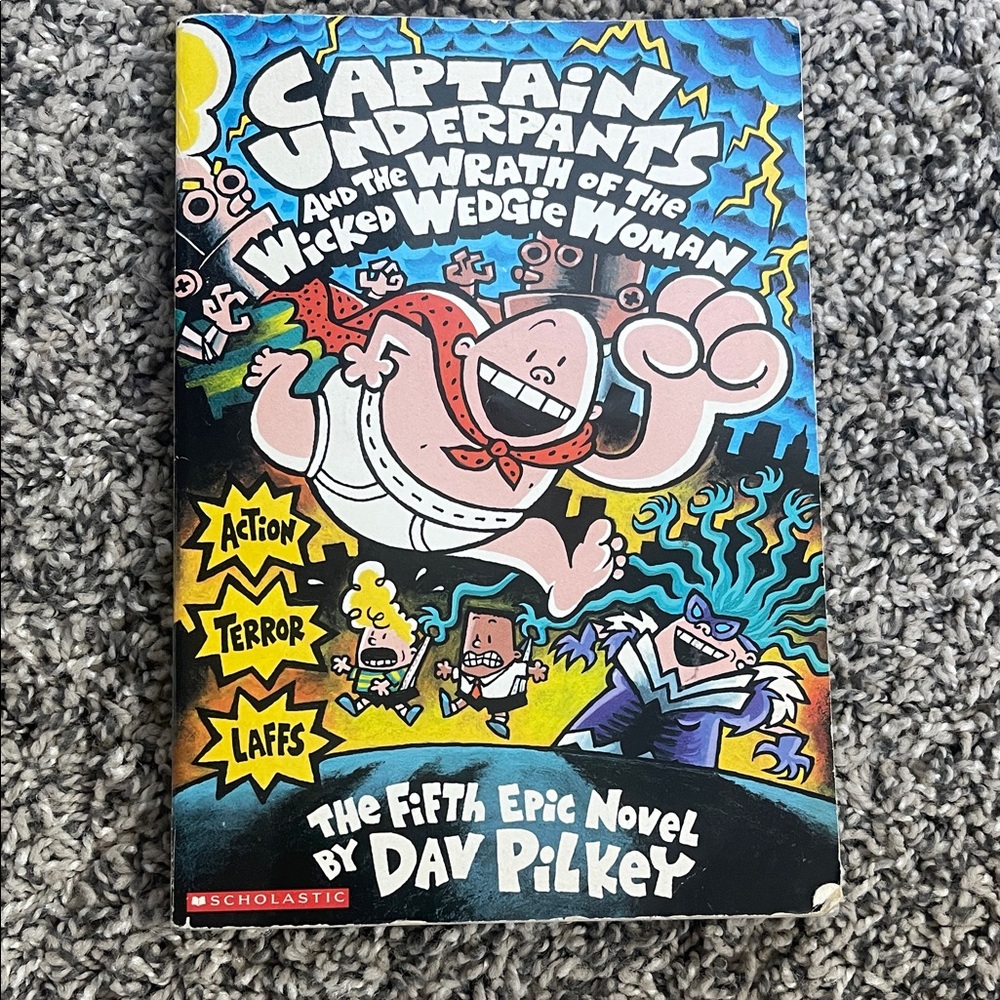 Kids book captain underpants and the wrath of the wicked wedgie woman SEE FLAWS
